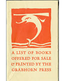 image for Grabhorn Press Publications